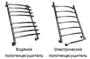 Виды полотенцесушителей