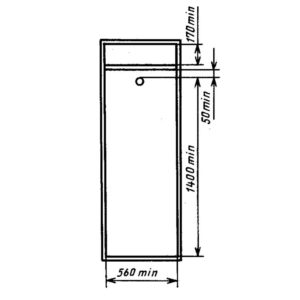 Стандартная высота штанги в шкафу