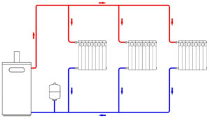двухтрубная разводка отопления