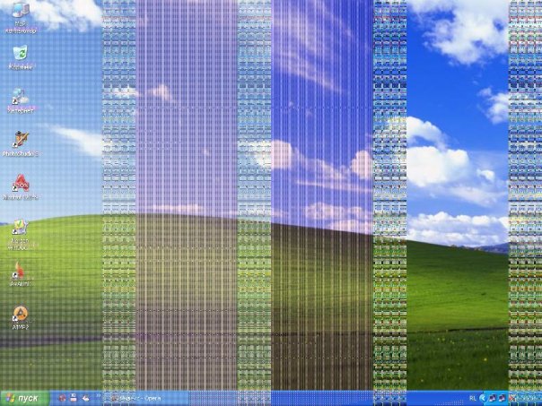 Помехи на экране монитора