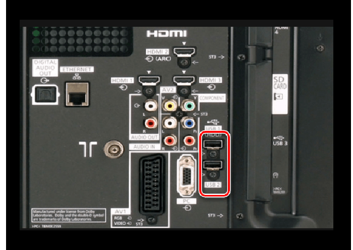 USB разъём для подключения клавиатуры.