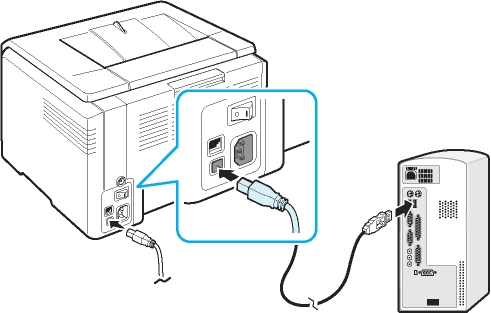 подключение через usb