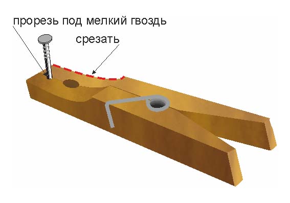 Держатель для гвоздей.