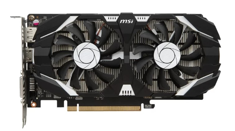 Видеокарта MSI GeForce GTX 1050 Ti 1341MHz PCI-E 3.0 4096MB 7008MHz 128 bit DVI DisplayPort HDMI HDCP OC Dual Fans