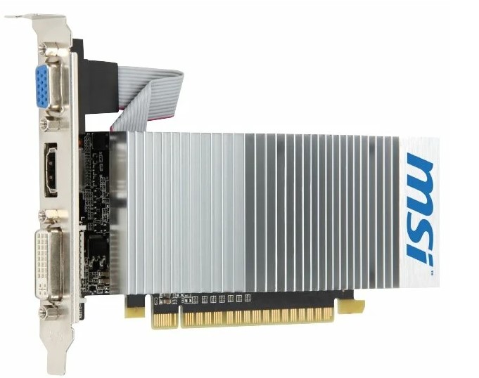 Видеокарта MSI GeForce 210 589Mhz PCI-E 2.0 512Mb 1000Mhz 64 bit DVI HDMI HDCP TurboCache