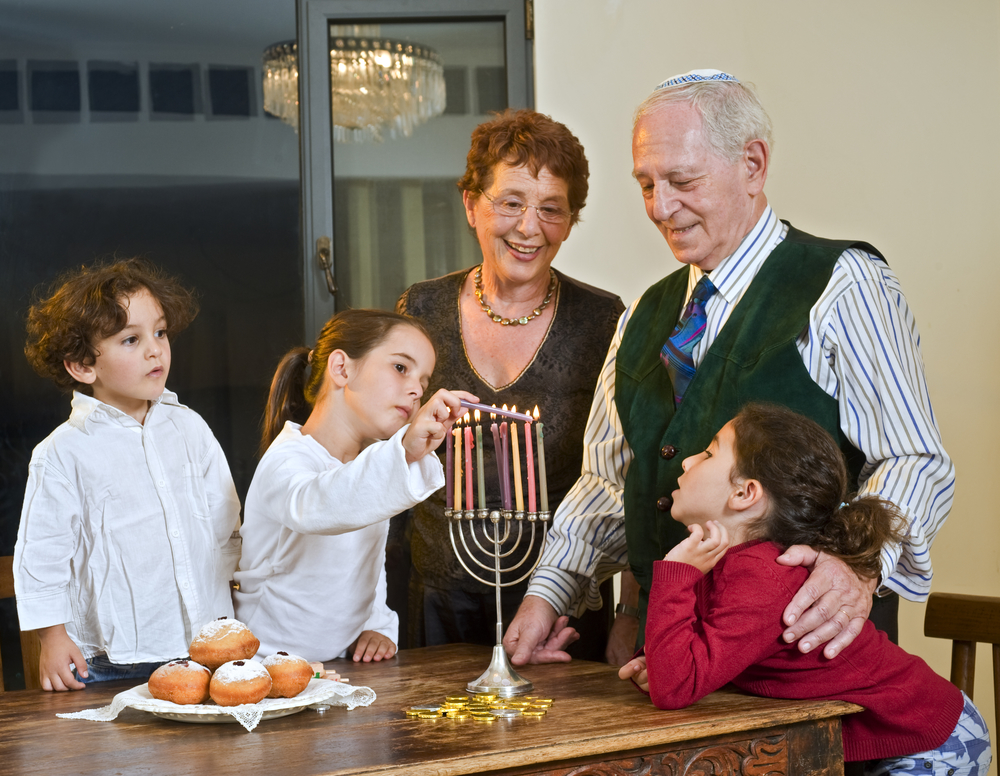 Hanukkah celebration